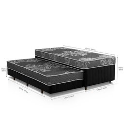 Cama Box Conjugada Solteiro com Auxiliar - 4
