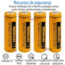 Ver imagem 4 de Kit 4 Pilhas Recarregáveis 18650 3.7v - 4.2v 9800mah | Bateria de Controle, Lanterna, Radios, Brinqu