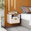 Ver imagem 2 de Mesa de Cabeceira Suspensa Curva Buriti