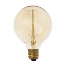 Ver imagem 2 de Kit 10 Lâmpada Filamento de Carbono Poptem G95 40w 110v 13cm Decorativa Transparente