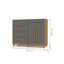 Ver imagem 2 de Conjunto Quarto Completo Com Espelho Itachi Nature Alasca