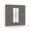 Ver imagem 3 de Conjunto Quarto Completo Com Espelho Itachi Nature Alasca