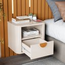 Ver imagem 5 de Mesa de Cabeceira Suspensa Curva Buriti