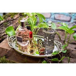 Vidro Jateado Catarina Para Perfume e Pedraria Manu Fisch Home Luxo - 4