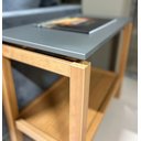 Ver imagem 6 de Mesa Lateral Tampo em Mdf e Pés em Madeira Maciça Linha Barcelona