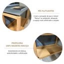 Ver imagem 7 de Mesa Lateral Tampo em Mdf e Pés em Madeira Maciça Linha Barcelona