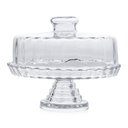 Ver imagem 1 de Prato para Bolo, Boleira, Porta Bolo de Vidro com Tampa e Base - Veneto