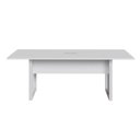 Ver imagem 5 de Mesa de Reunião Retangular F5 Office Industrial MDP 200cm Cinza