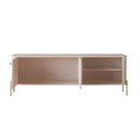 Ver imagem 7 de Rack para TV até 60 Polegadas Curvo Industrial 100% MDF 141cm Tucupí Bege