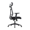 Ver imagem 7 de Kit 2 Cadeiras Escritório Presidente Nr17 Office Lugano Preto