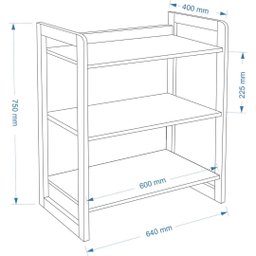 Estante Multiuso Colorê 75cm para Decorar Quarto de Criança - 3