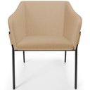 Ver imagem 3 de Kit 3 Cadeiras para Sala de Jantar Estar Living Olívia L02 Linho Bege Escuro - Lyam Decor
