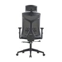 Ver imagem 3 de Kit 4 Cadeiras Escritório Presidente NR17 Office Lugano Preto