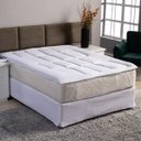 Ver imagem 1 de Pillow Top Protetor de Colchão Cama Casal Box Toque Macio Branco