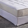 Pillow Top Protetor de Colchão Cama Casal Box Toque Macio Branco - 2