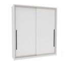 Ver imagem 2 de Guarda-roupa Casal Valência 2 Portas 2 Gavetas Branco - Politorno