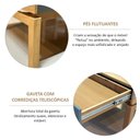 Ver imagem 5 de Aparador 2 Gavetas em MDF e Madeira Maciça Linha Barcelona