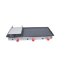 Chapeira Chapa de Lanches Porção 31x90 Inox Baixa Pressão A Gás com Prensa E Coletor - 4