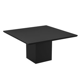 Mesa de Jantar Preto 150x150 cm com 08 Cadeiras Denise Castanho/Veludo Preto - D'Rossi - 5