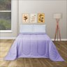 Edredom Solteiro Charme Dupla Face Micropercal 200 Fios 1pç Lilás - 1
