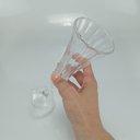 Ver imagem 2 de Jogo 6 Peças Taça de Cristal 160ml Transparente 21x7x7cm Vinho Água Espumante