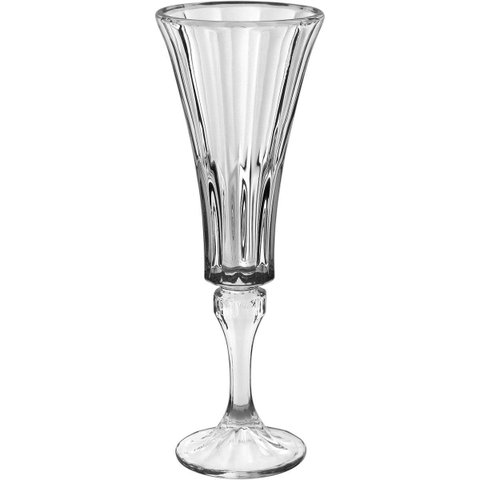Jogo 6 Peças Taça de Cristal 160ml Transparente 21x7x7cm Vinho Água Espumante