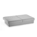 Ver imagem 6 de Sofá Cama Easy 3 Lugares 208cm com Baú e Tecido Linho 1431