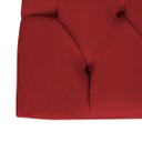 Ver imagem 7 de Cabeceira Estofada Recamier Baú para Cama Box 160cm Queen:Vermelho