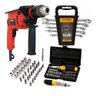 FURADEIRA IMPACTO 1/2 500W + KIT DE CHAVES E SOQUETE 110V/220V - 1