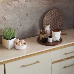 Cozinha Compacta 4 Peças Santiago 197,5x250x38,5 Cm - 4