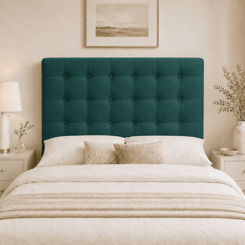 Cabeceira Ana Estofada Suede p/ Cama Box Casal Queen 160cm Quarto