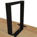 Ver imagem 4 de Mesa de Jantar com Bancos Conjunto Industrial para Área Gourmet:preto