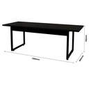 Ver imagem 7 de Mesa de Jantar com Bancos Conjunto Industrial para Área Gourmet:preto