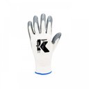 Ver imagem 2 de Luva com Banho Nitrílica Nbr Cinza Ca 15271 Kalipso (12pares)