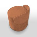 Ver imagem 4 de Puff Decorativo com Encosto Forma Orgânica Bouclé Yuri