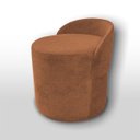 Ver imagem 5 de Puff Decorativo com Encosto Forma Orgânica Bouclé Yuri