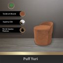 Ver imagem 2 de Puff Decorativo com Encosto Forma Orgânica Bouclé Yuri