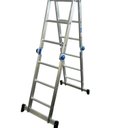 Ver imagem 1 de Escada Articulada em Alumínio 12 Degraus