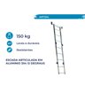 Escada Articulada em Alumínio 12 Degraus - 6