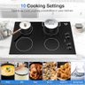 Vbgk Cooktop Elétrico 30" Indução 6000w com 4 Bocas, Controle por Botão (preto) - 7