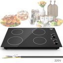 Ver imagem 1 de Vbgk Cooktop Elétrico 30" Indução 6000w com 4 Bocas, Controle por Botão (preto)