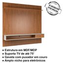 Ver imagem 3 de Home Para Sala De Estar 250cm TV 75 Polegadas 61X Off White Nature Tebar