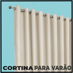 cortina blackout sala e quarto 6,00 x 2,80 Turin palha - 4