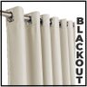 cortina blackout sala e quarto 6,00 x 2,80 Turin palha - 5