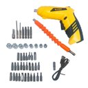 Ver imagem 2 de Kit Mini Parafusaderia 28 Bits + 8 Soquetes sem Fio Recarregável Usb