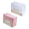 Kit 2jogos De Banho Jacquard Branco E Rosa Realce Top Sultan - 4