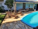 Ver imagem 3 de Espreguiçadeira Allegra Madeira Maciça Piscina Lazer Nogueira Proteção Uv Nogueira