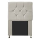 Ver imagem 2 de Cabeceira Solteiro França A05 c/ Strass 90 cm para Cama Box Suede - ADJ Decor CABECEIRA SOLTEIRO CAB