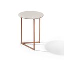 Ver imagem 5 de Mesa Lateral de Sala Pé de Ferro Sofá Apoio Canto Moderna