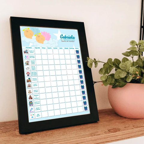 Quadro de Incentivo Anjos